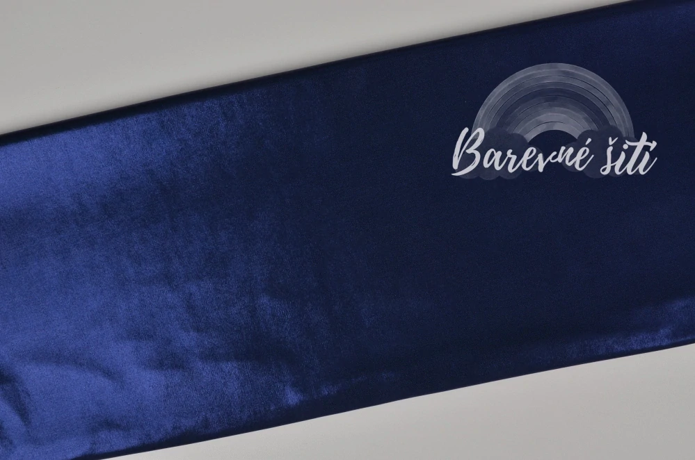 Společenský úplet Metalic NAVY (E)