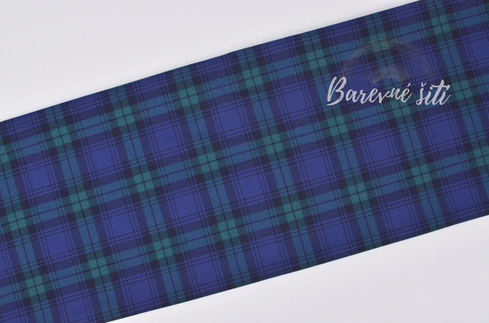 Úplet, Modrozelené káro (E)