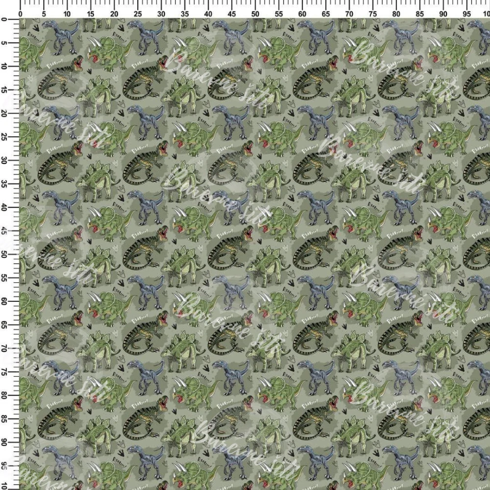 Zimní softshell Khaki dinosauři PŘEDOBJEDNÁVKA (P)