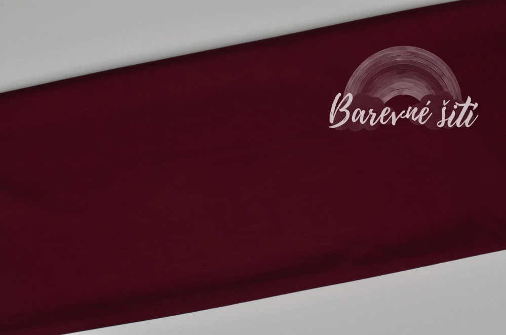 Teplákovina MÁSLOVÁ Brusinka 260g (E)