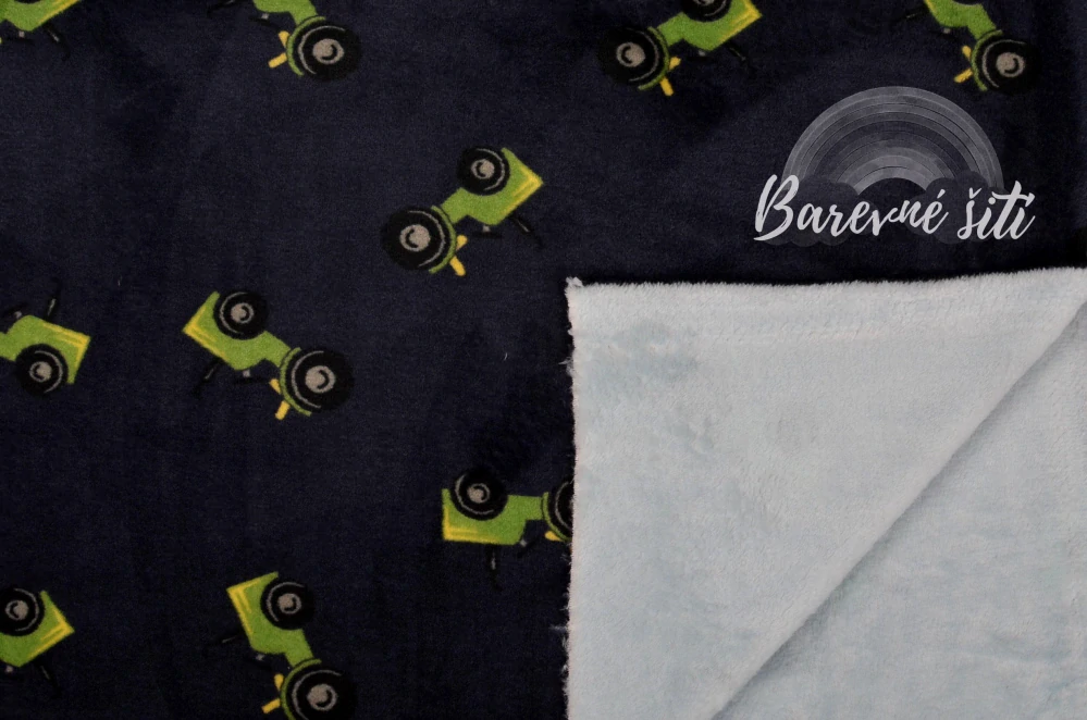 Wellness fleece Jeep na navy (E)