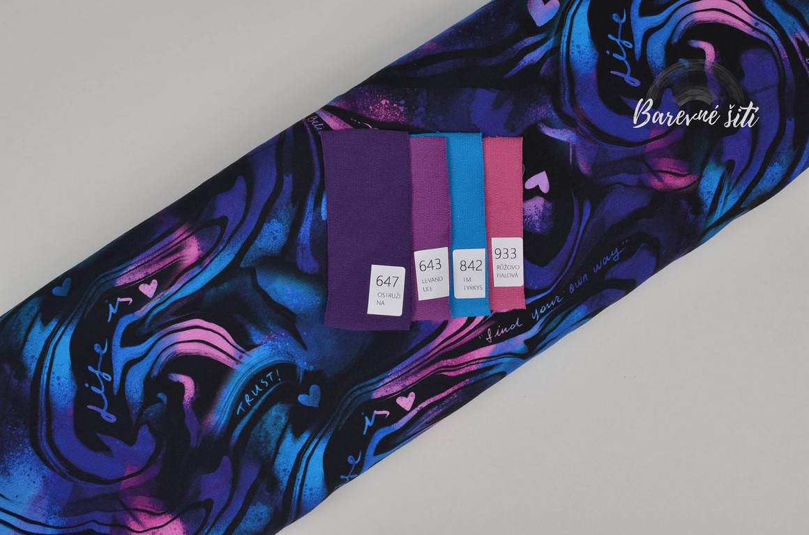Úplet Psychedelický mramor (E)