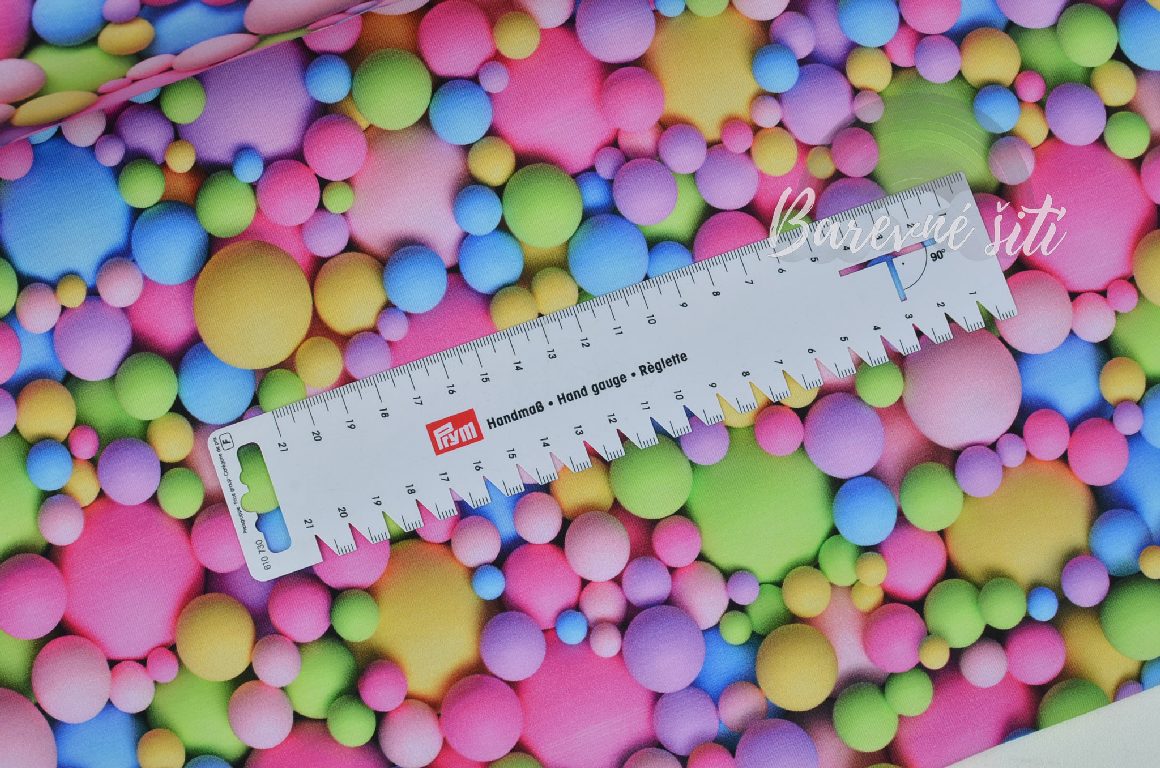 Úplet Pastelové 3D balonky (E)