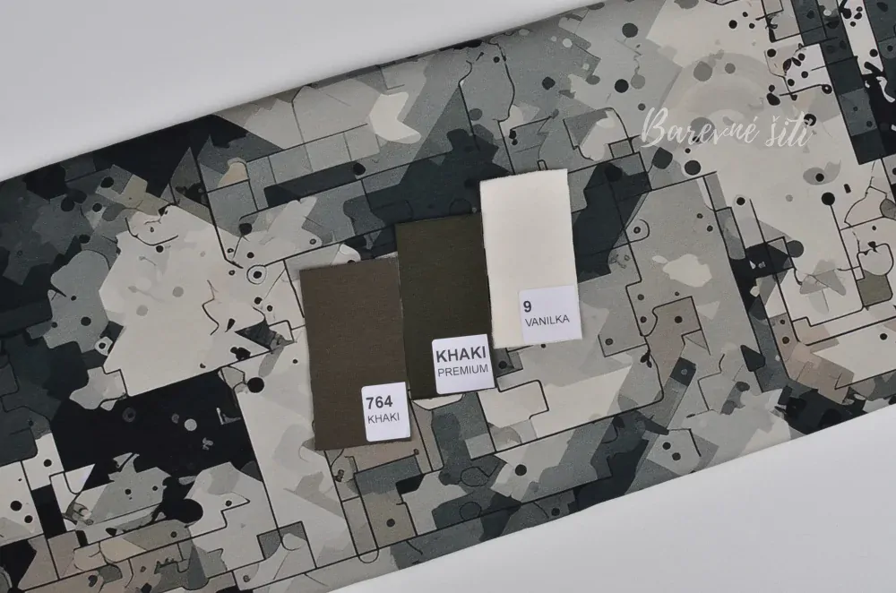 Teplákovina Kamufláž (E)