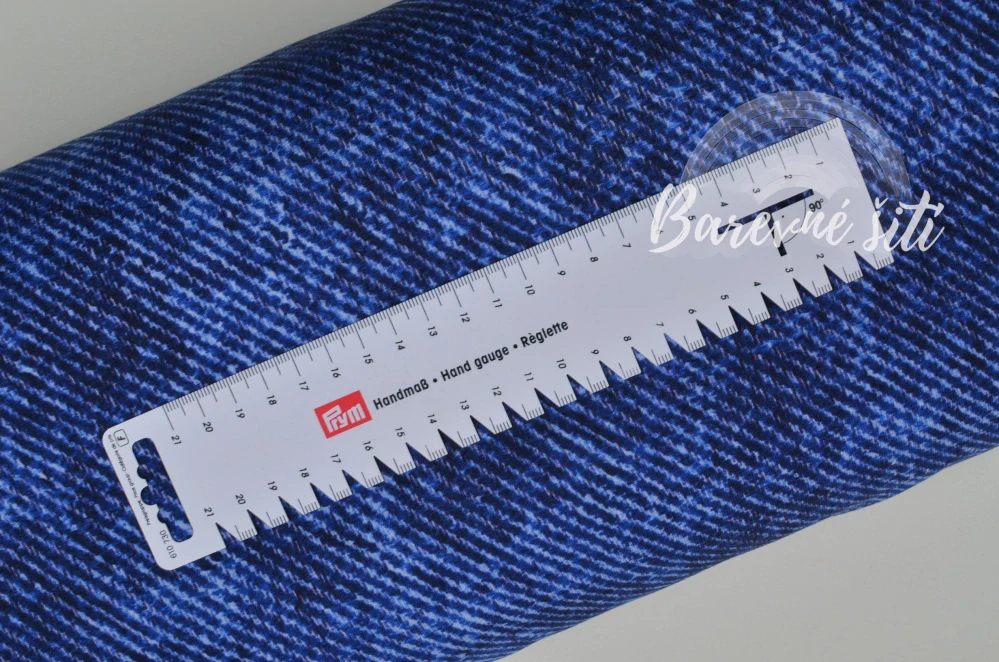 Teplákovina Modrý denim (E)