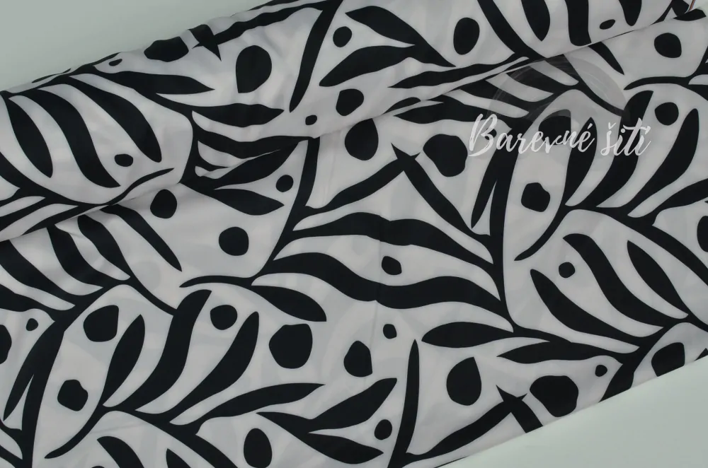 Silky, Krémová s černým vzorem (E) 2,3m/ks