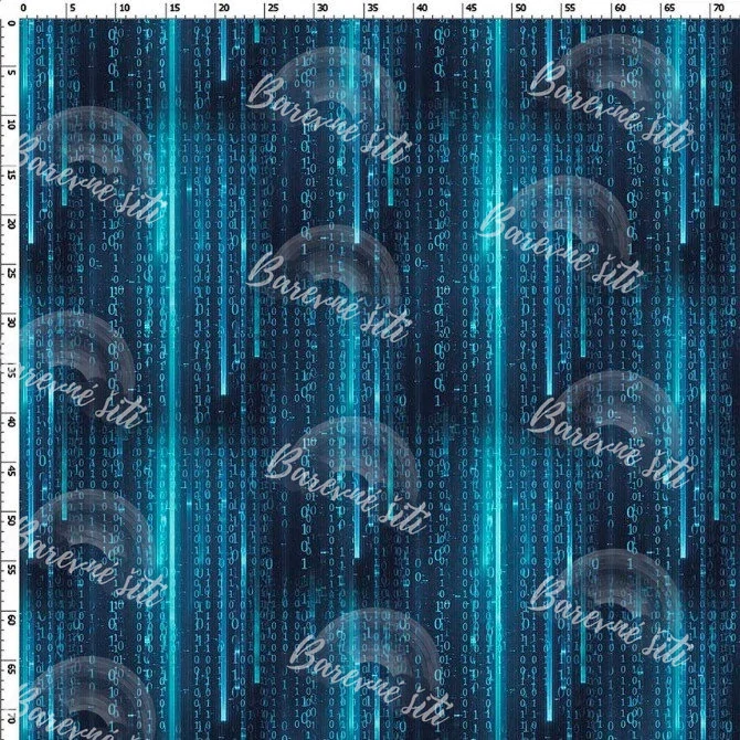 Zimní softshell Modrý matrix PŘEDOBJEDNÁVKA (P)