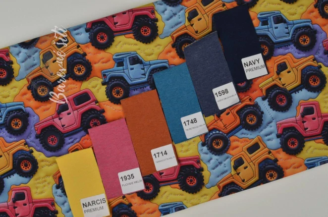 Úplet, Barevný MonsterTruck 3D (E)