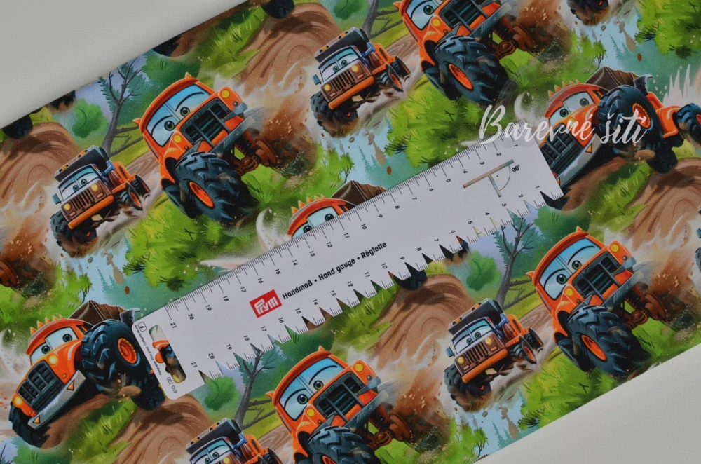 Úplet, Oranžové Monster Trucks (E)