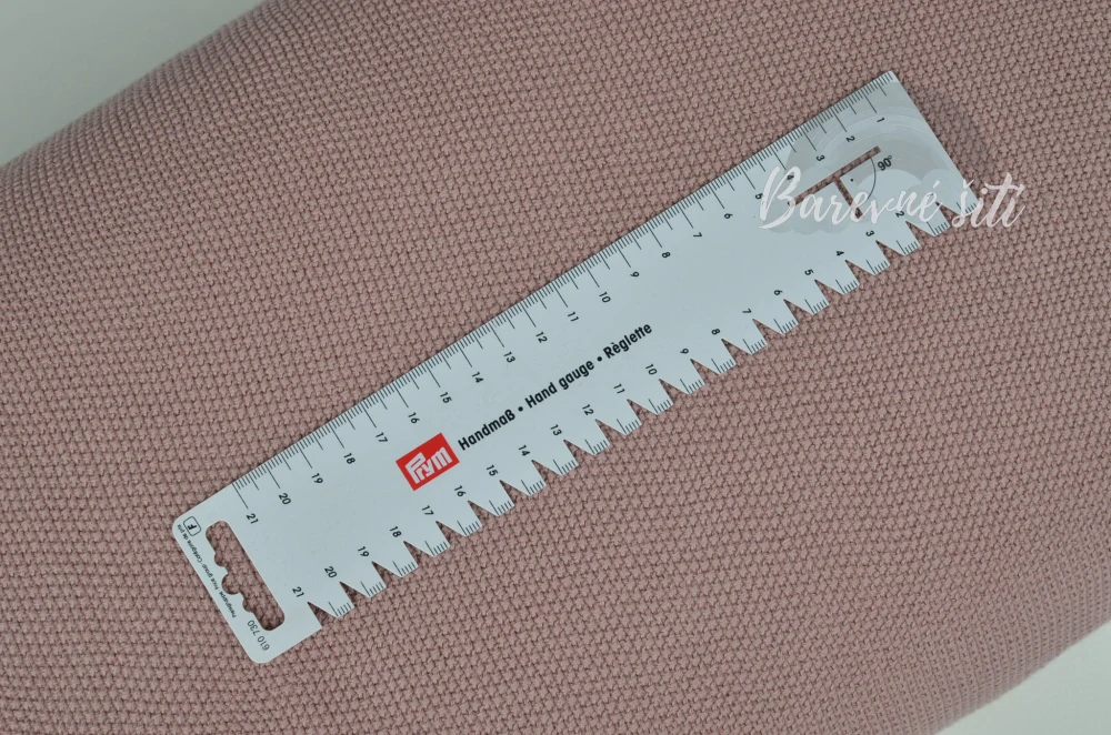 Pletená svetrovina 3D Starorůžová (E)