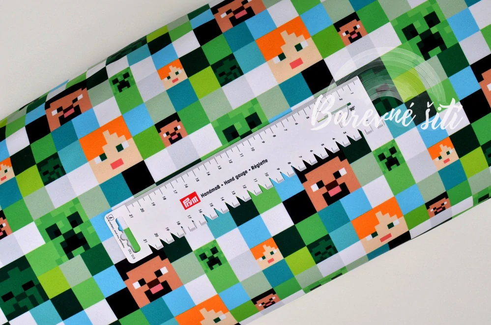 Jarní softshell Minecraft kostičky (E)