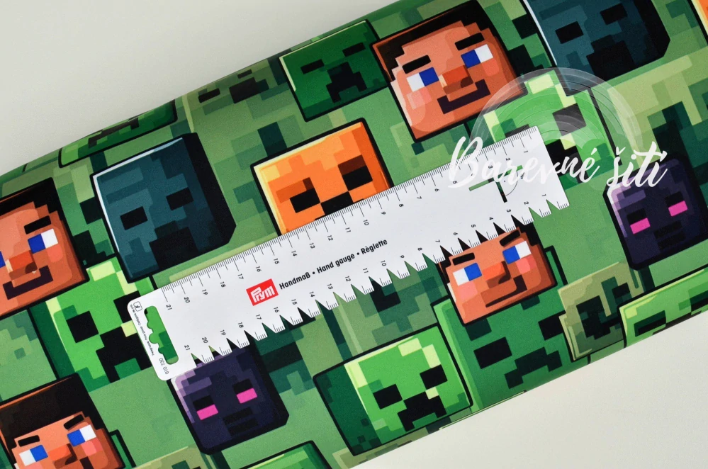 Jarní softshell Minecraft tváře (E)