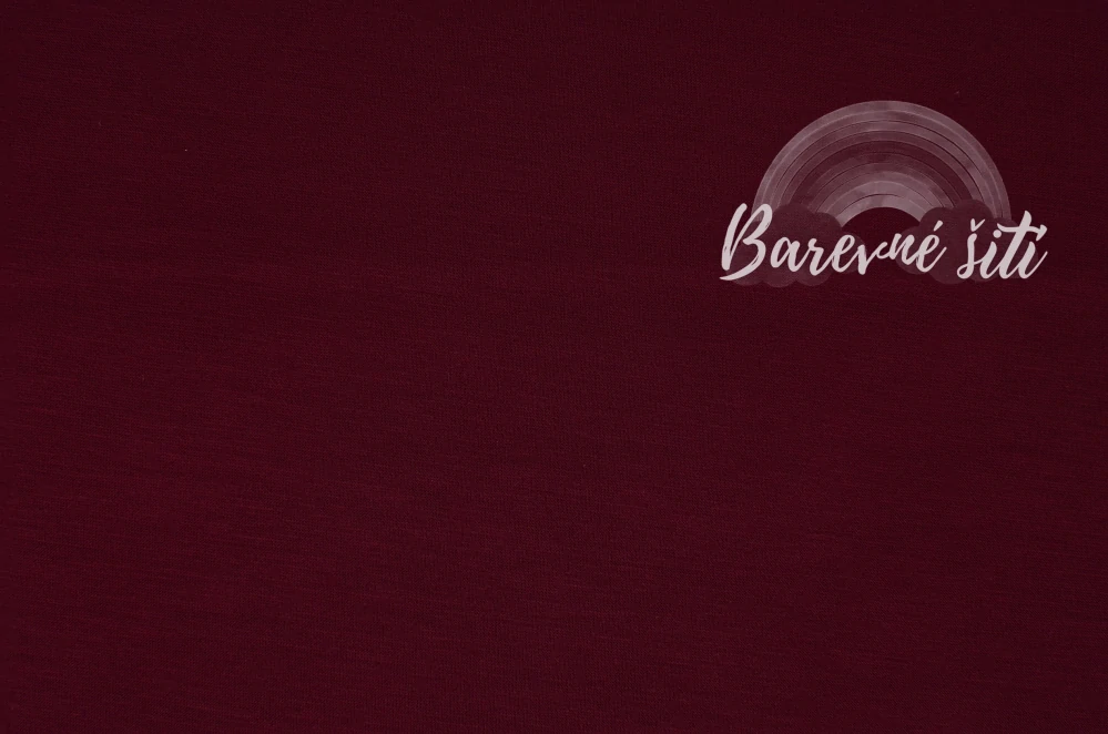 Teplákovina MÁSLOVÁ Brusinka 260g (E)