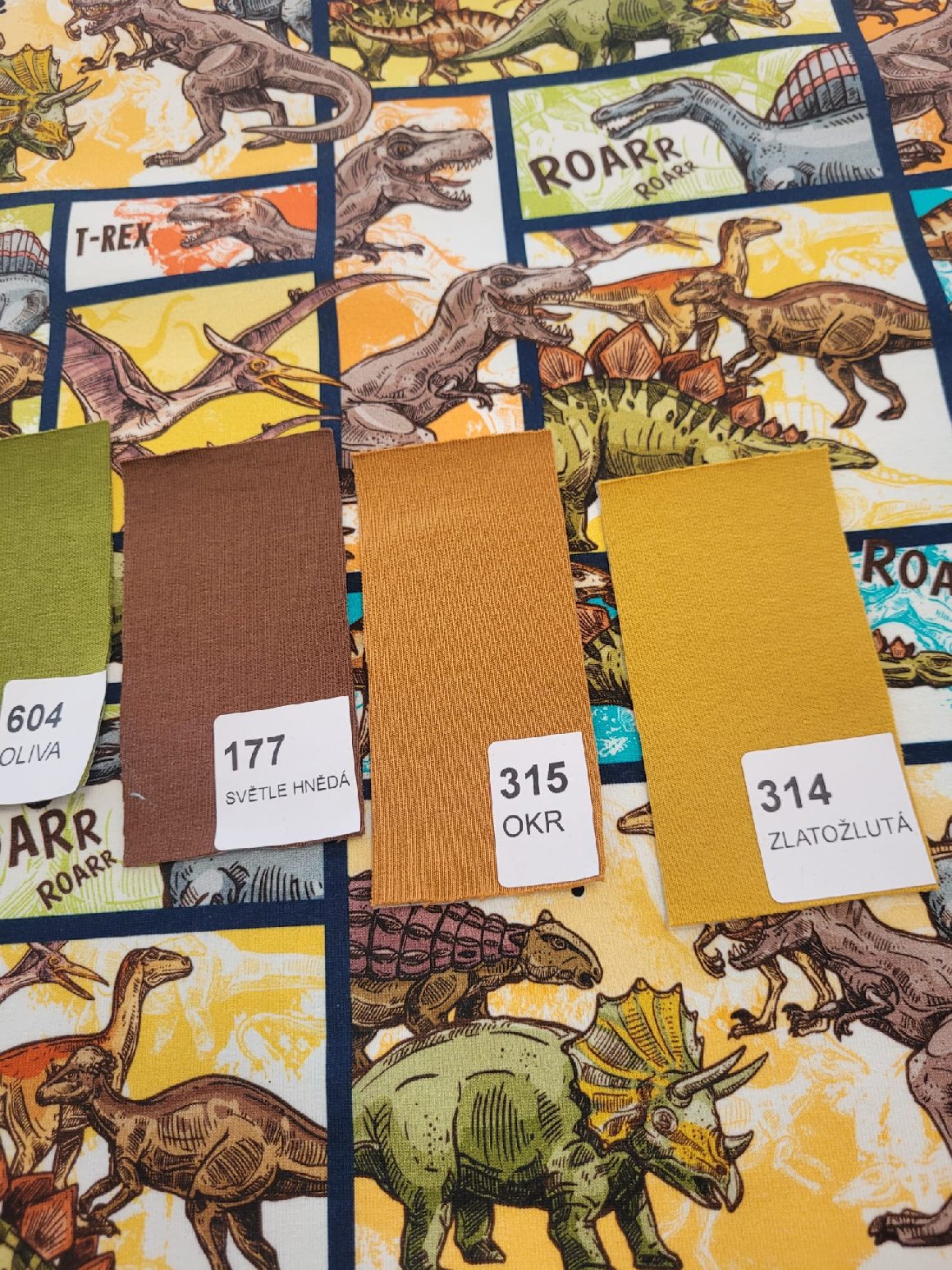 Teplákovina Dino obdelníky, panel (E)