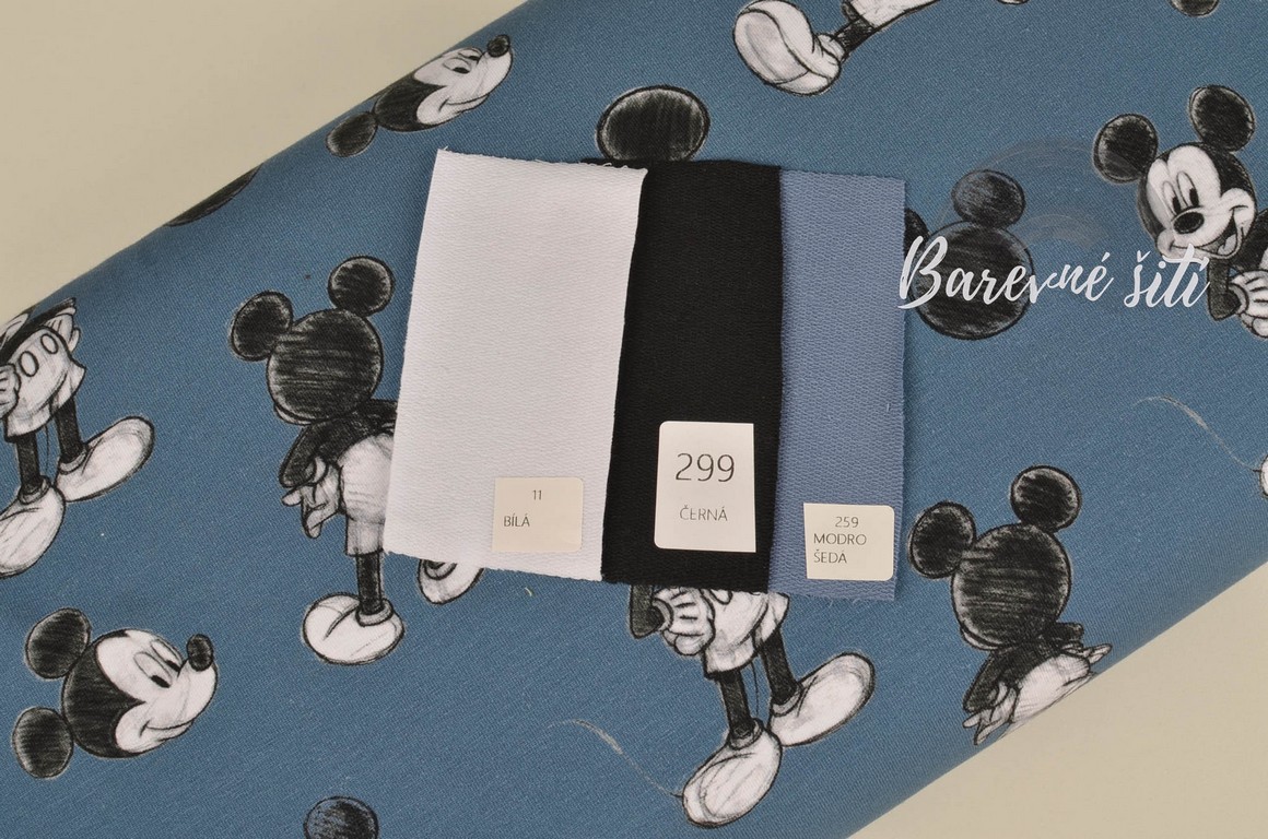 Úplet Mickey na jeans (E)