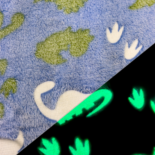 Wellness Fleece svítící ve tmě Dino (E)
