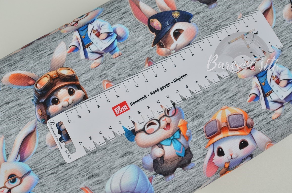 Úplet Zajíčci mix povolání (E)