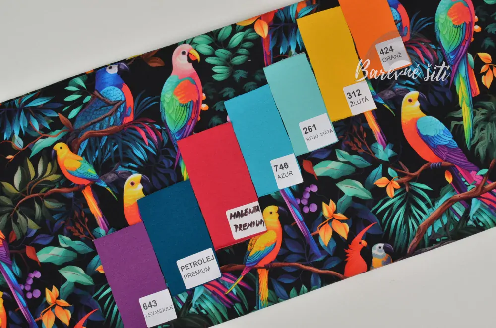 Úplet, Tropical parrots (E)