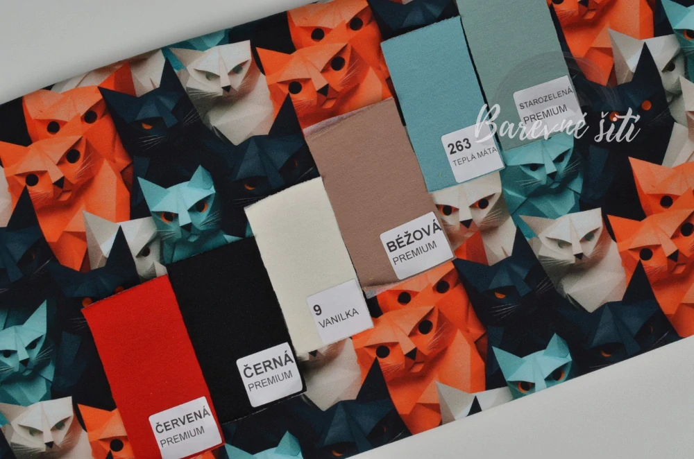 Úplet, Origami nevrlé kočky (E)