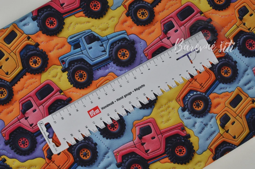 Úplet, Barevný MonsterTruck 3D (E)