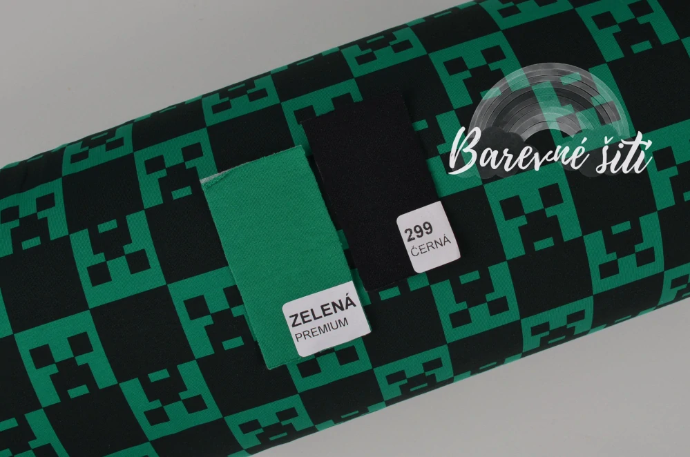 Úplet, Minecraft, Zelený Premium (E)