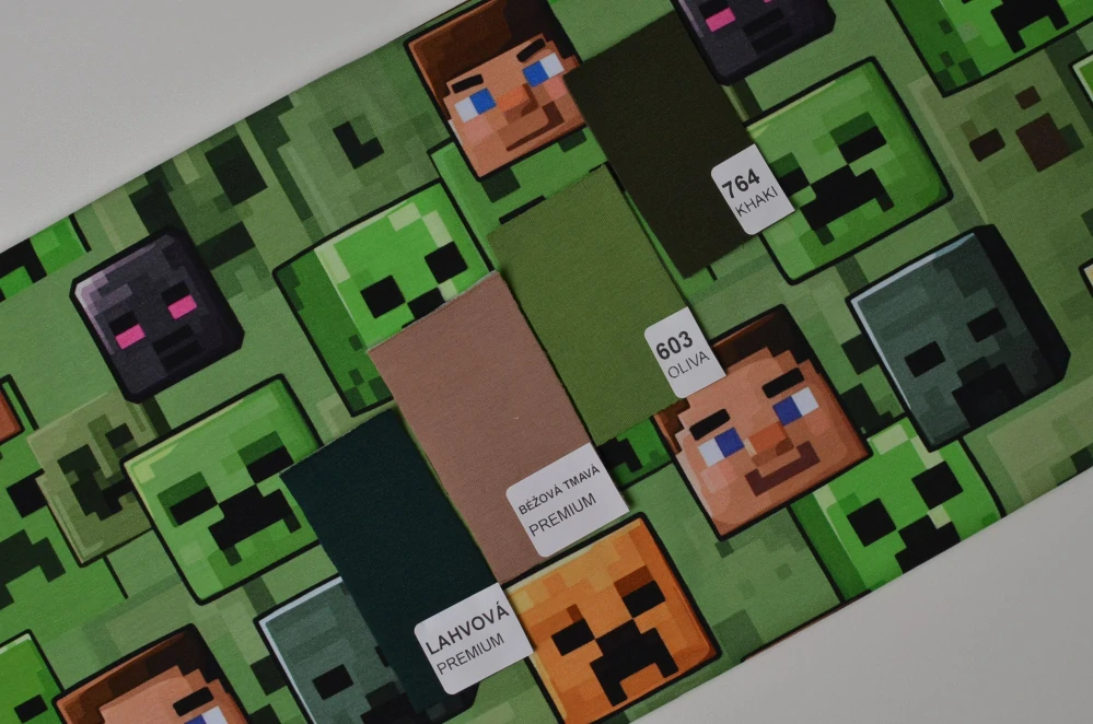 Teplákovina, Minecraft tváře (E)