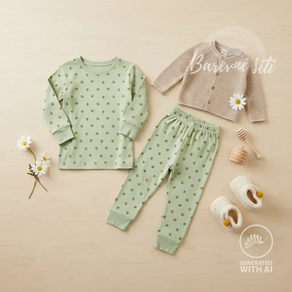 Úplet, Včelky, dusty mint (E)