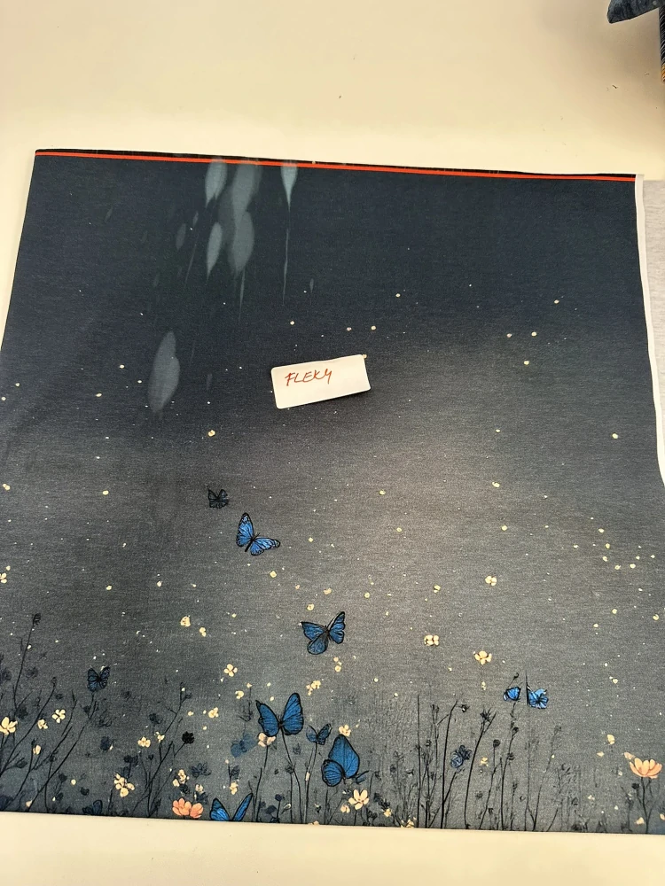 Úplet, Motýlí dívka, panel (E) II. jakost - flek, vrch