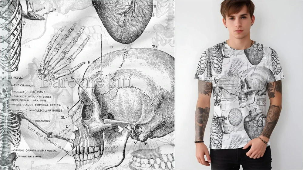 Úplet, Anatomie, světlá (E) 0,90m/ks