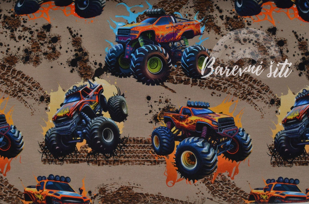Úplet, MonsterTruck na hnědé (E)