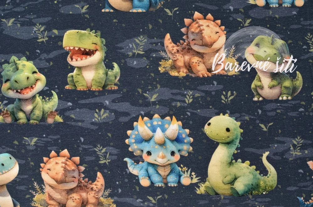 Úplet Baby dinosauři (E) 1,25m/ks