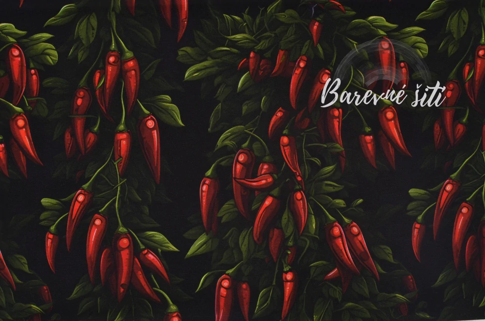 Úplet, Trsy chilli papriček (E)