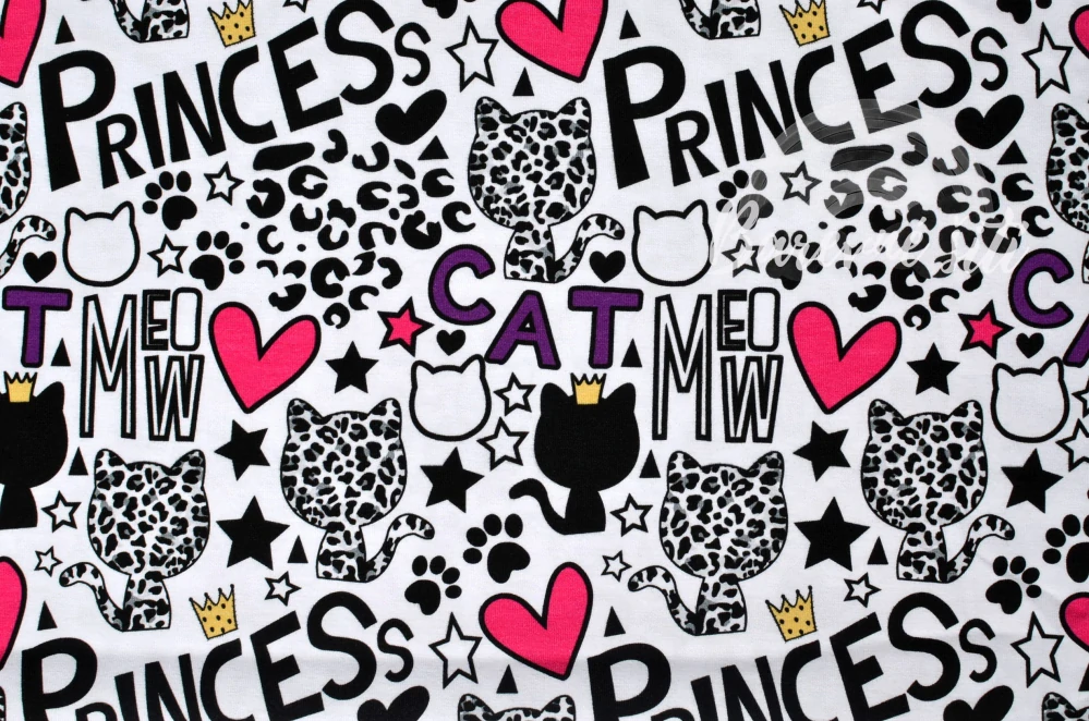 Úplet, Princess cat na bílé (E)