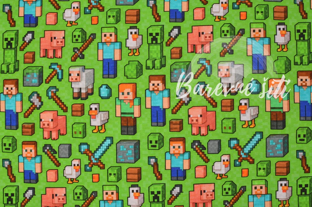 Úplet, Pixelová zelená gameska (E)