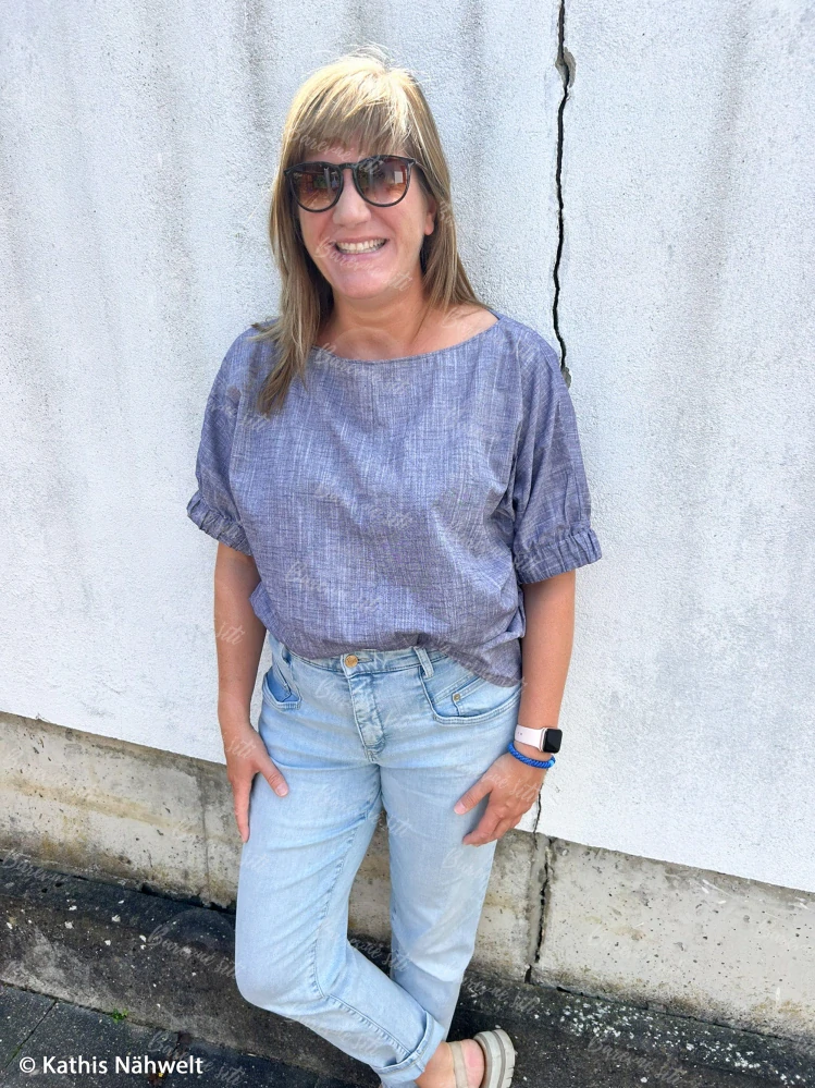 Košilovina, chambray, Sanna Písková (E)