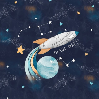 Teplákovina Blast off, panel (E)