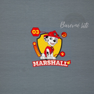 Úplet Marshall, panel (E)