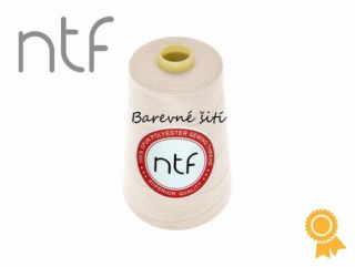 Kremová 010, overlock niť, NTF 5000y (E)