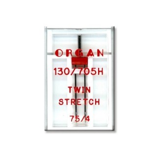 Dvojjehla rozteč 4mm Organ (E)
