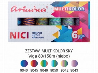 Nitě sada SKY, Viga multicolor (E)