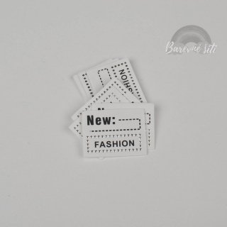 Nášivka New fashion bílá (E)