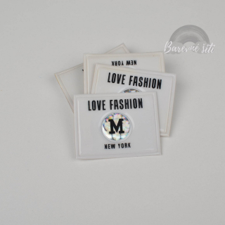 Nášivka Love fashion NY (E)