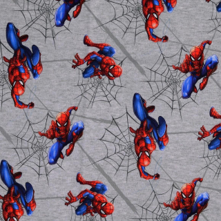 Teplákovina Spiderman na šedé (E)