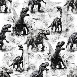 Úplet, Černobílí dinosauři (E)