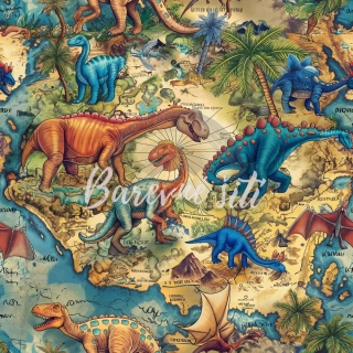 Úplet, Dinosauři na mapce (E)