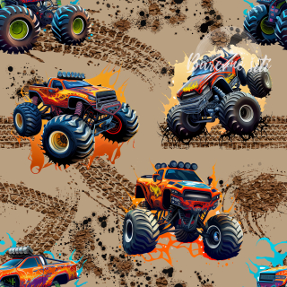 Úplet, MonsterTruck na hnědé (E)