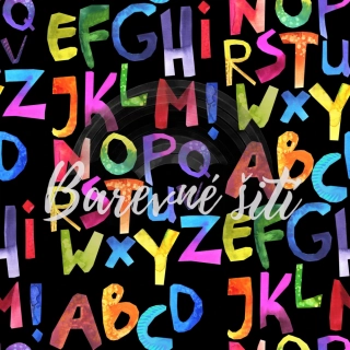 Úplet, Barevné písmo na černé (E)