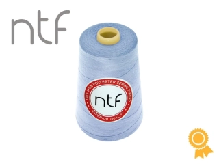 Světle modrá Premium, overlock niť, NTF 5000y (E)