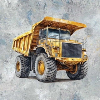 Teplákovina Důlní sklápěč, panel (E)