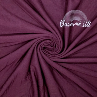 Bambusový úplet Švestka BIO (E)